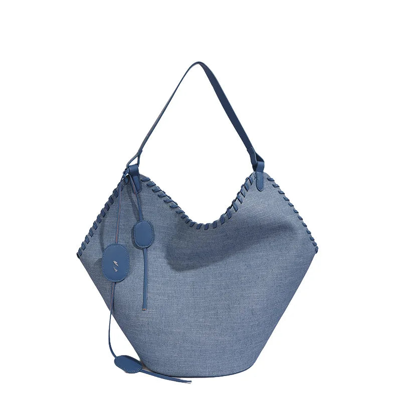 Whipstitch Diamond Shoulder Bag