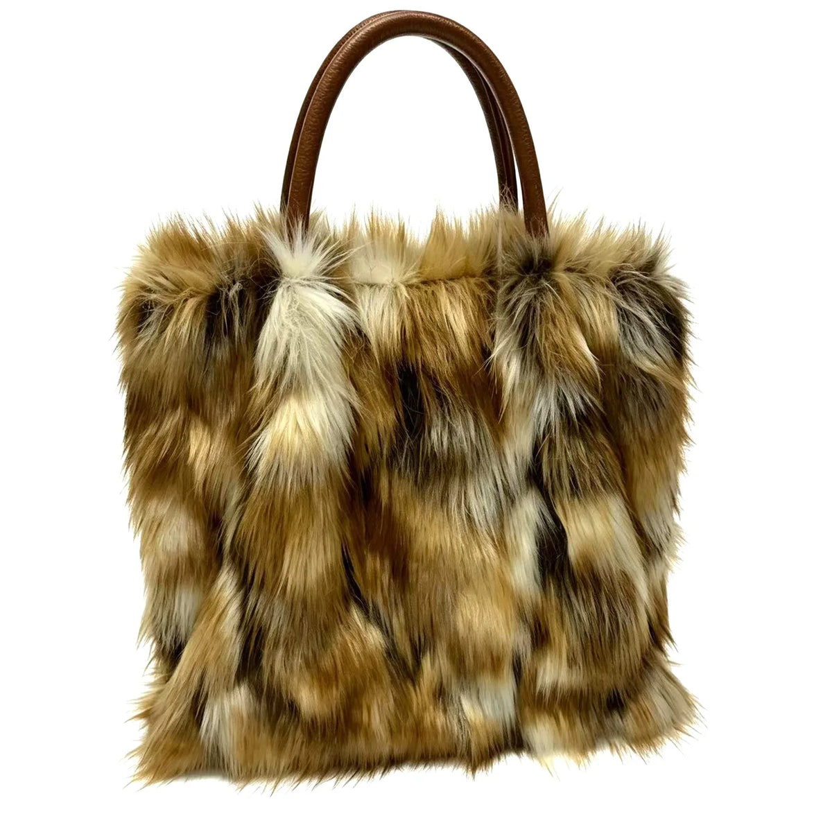 Shaggy Plush Tote Bag