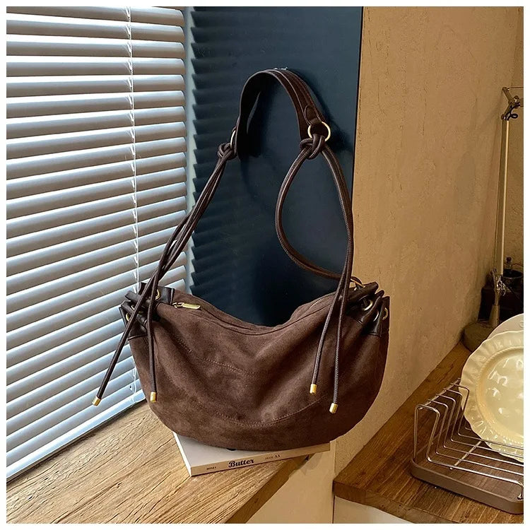 Color-Block Hobo Shoulder Bag