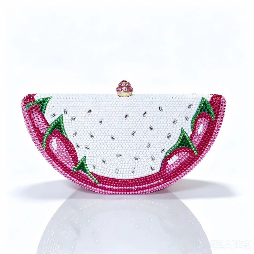 Dragon-Fruit Evening Clutch