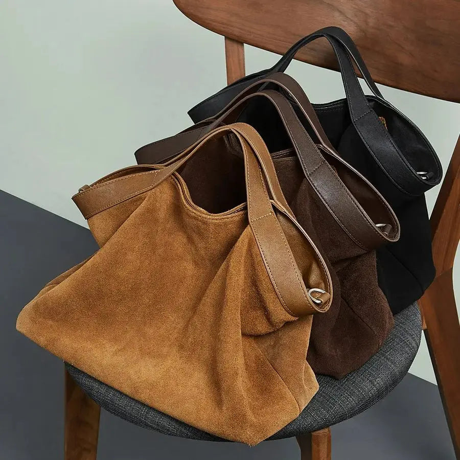 Winged Shoulder Tote Bag