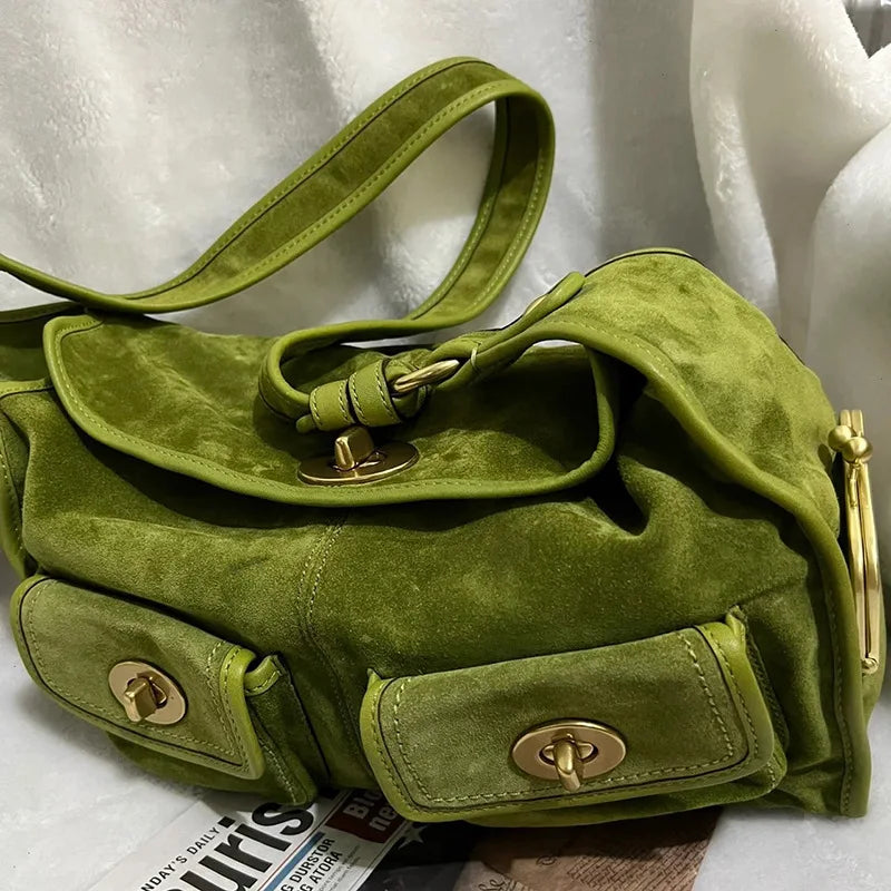 Front-Pocket Shoulder Bag