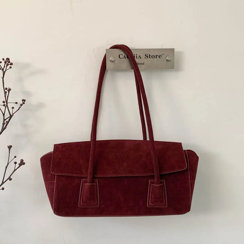 Front-Pocket Shoulder Tote