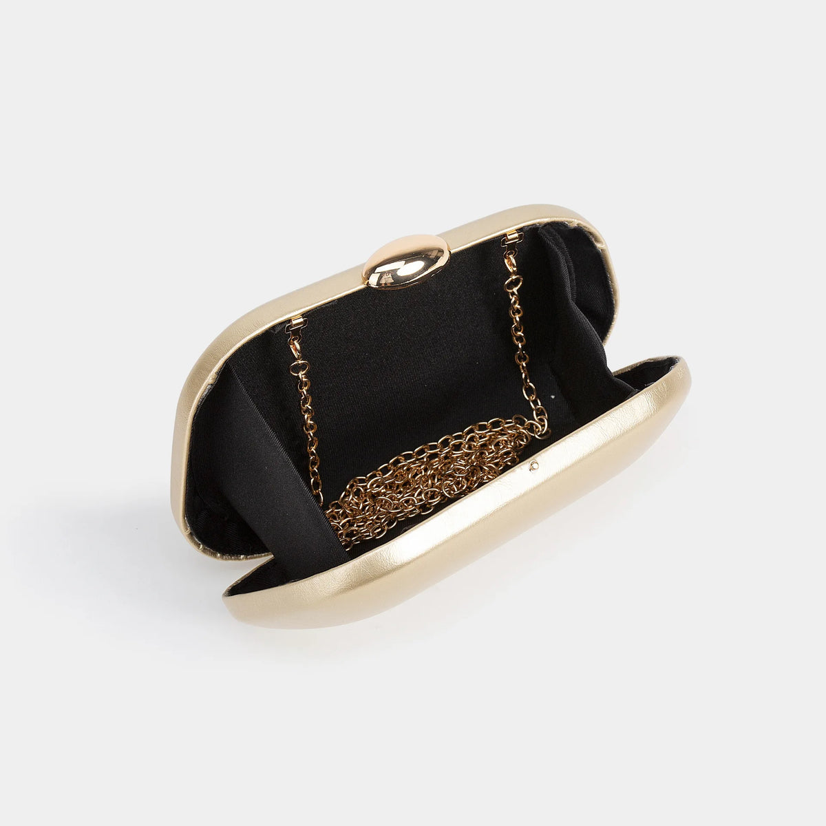 Rounded Box Clutch Bag