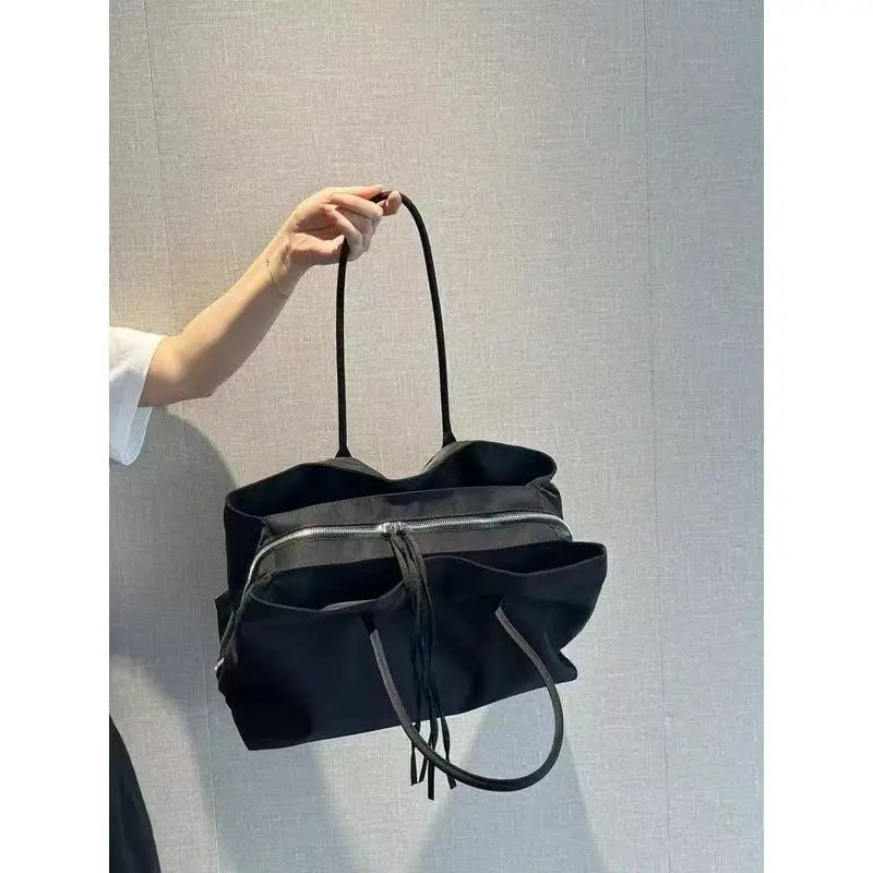 Gathered Side Shoulder Tote