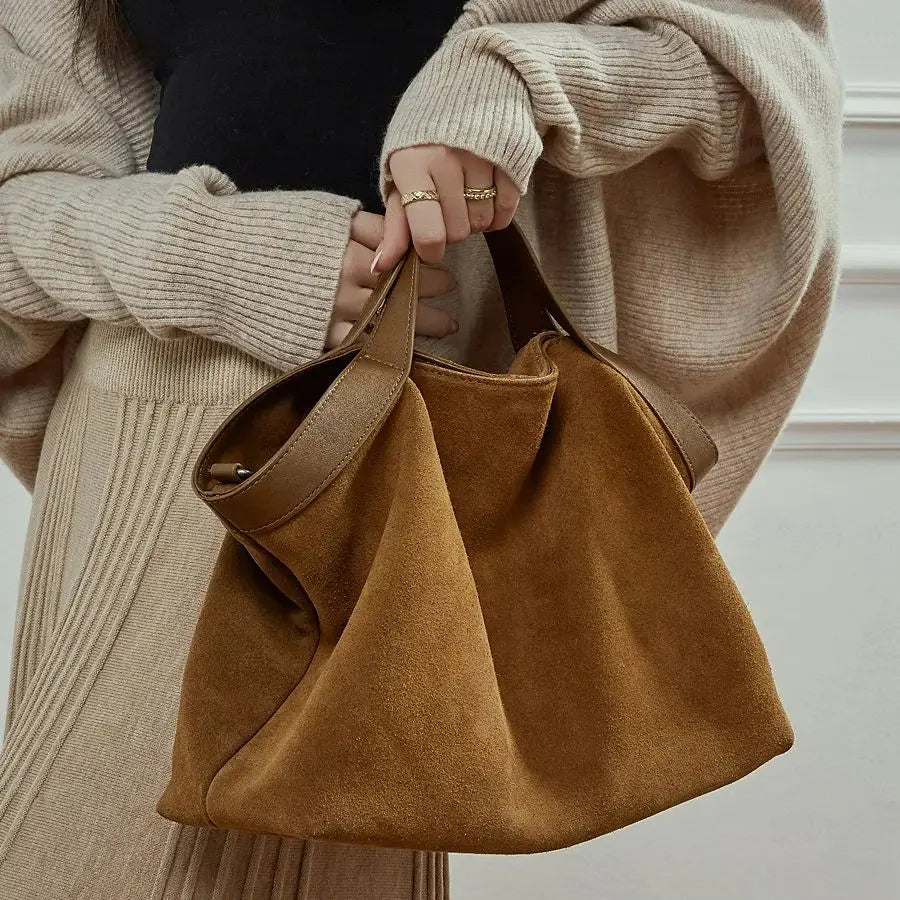 Winged Shoulder Tote Bag