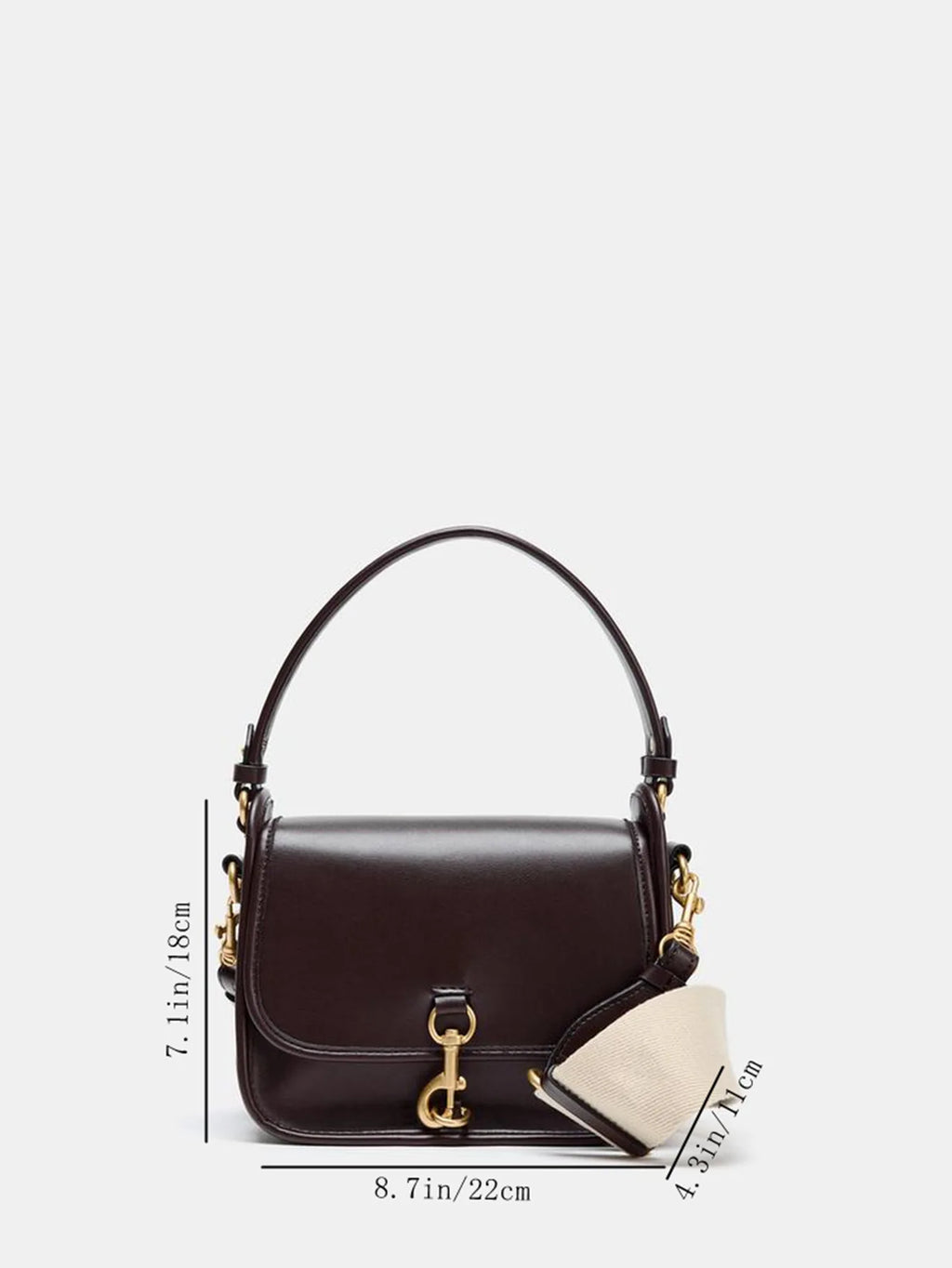 Flap Top-Handle Bag