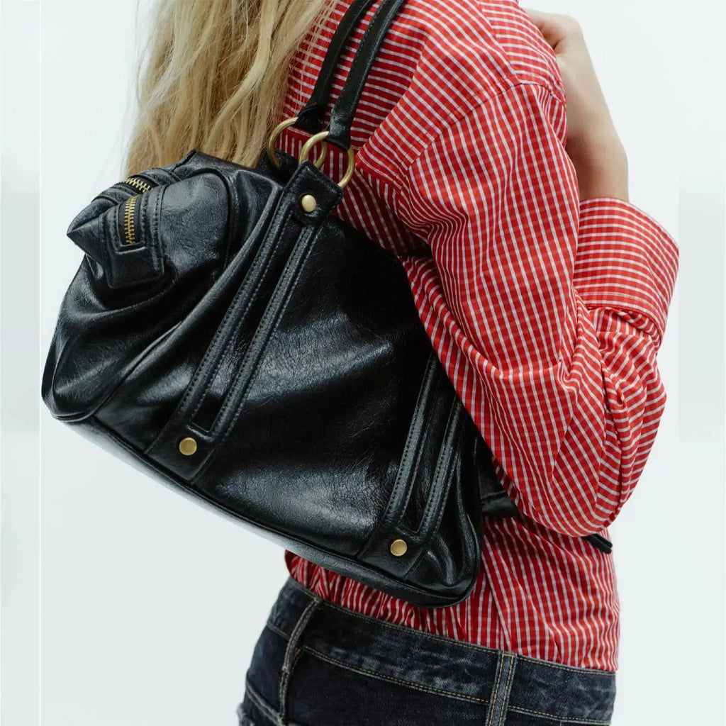 Buckled Shoulder Bag