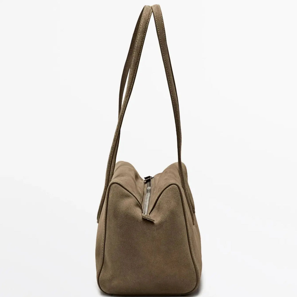 Curved Top Bowling Handbag