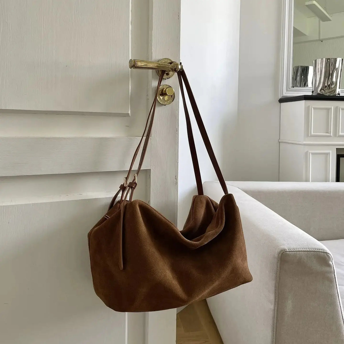 Slouchy Shoulder Tote Bag
