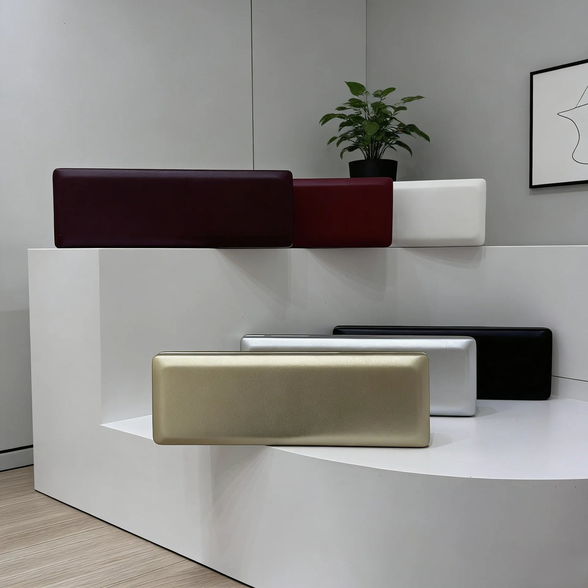 Elongated Box Clutch Bag