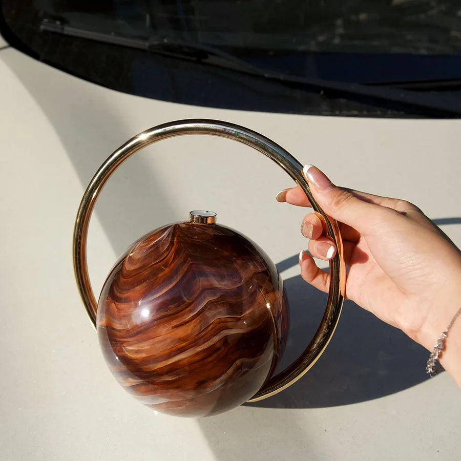 Round Evening Handbag