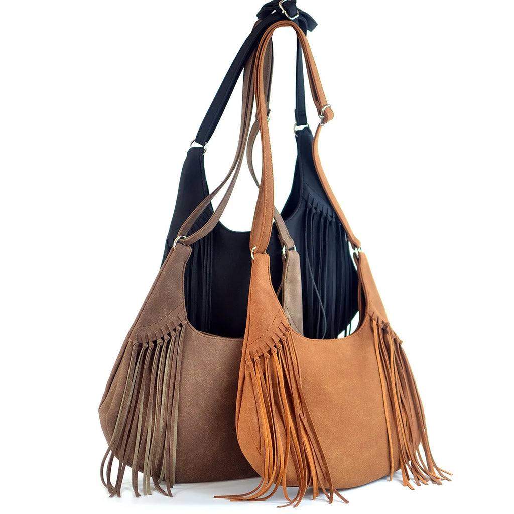 Fringed Shoulder Bag