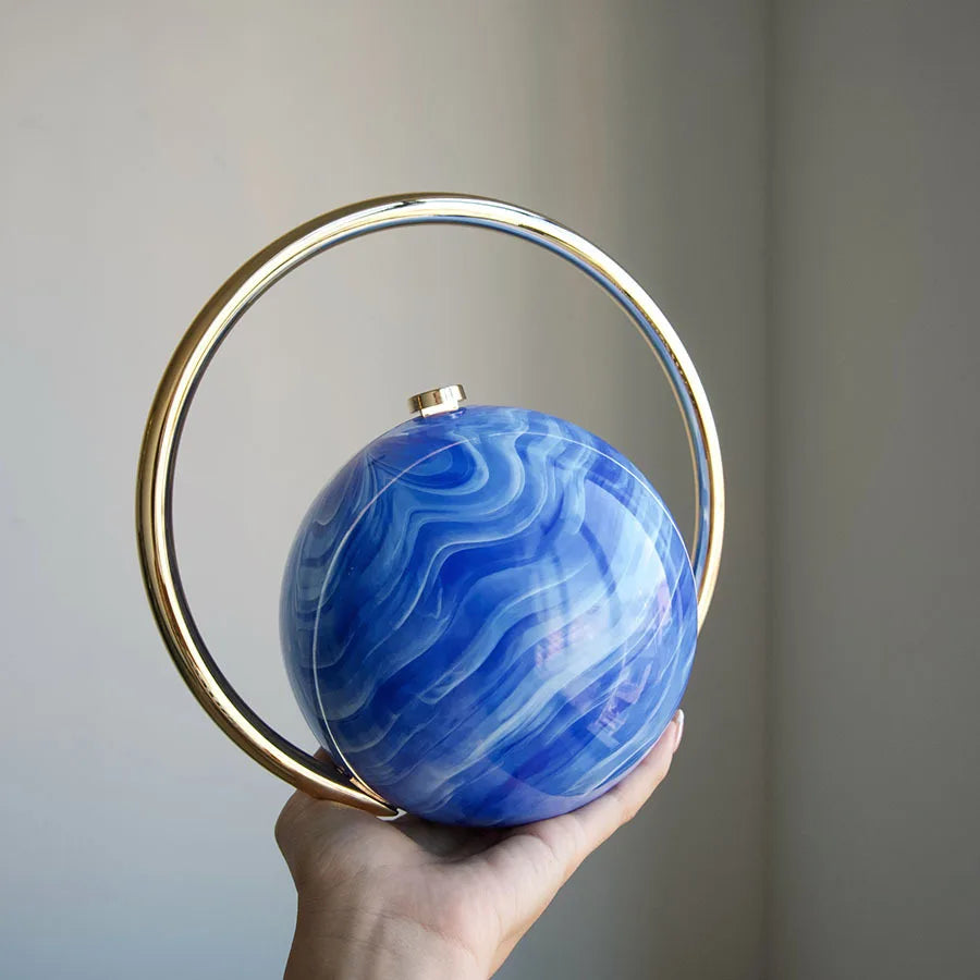 Round Evening Handbag