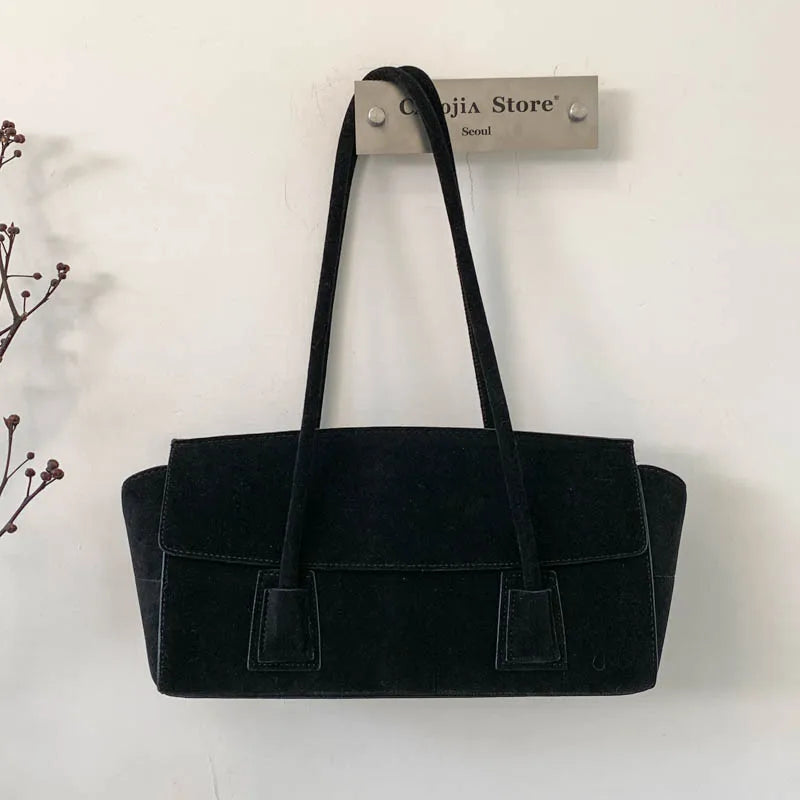 Front-Pocket Shoulder Tote