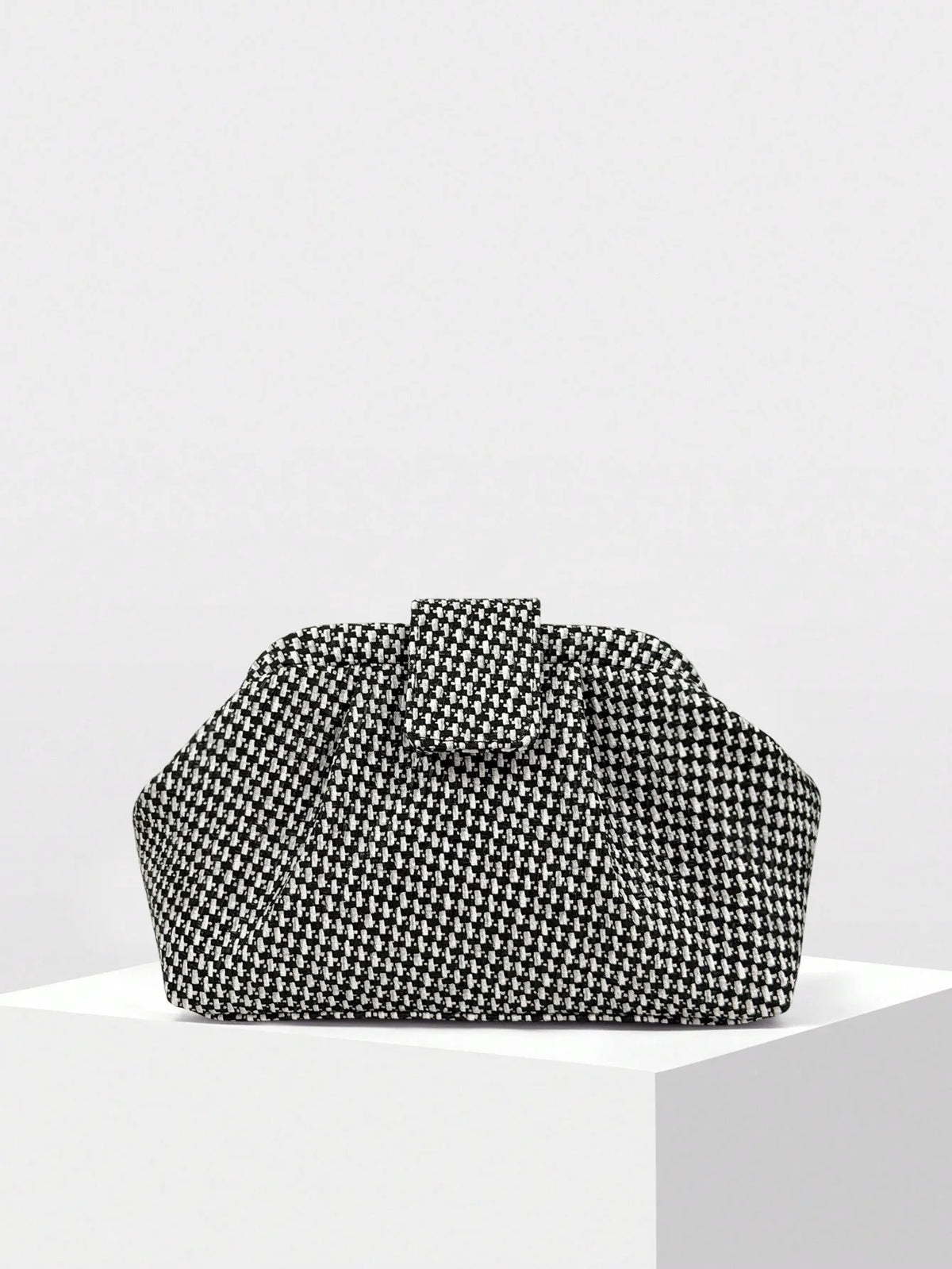 Tiger-Stripe Pouch Clutch