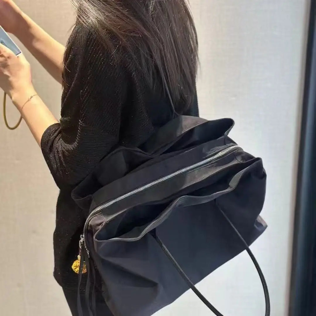 Gathered Side Shoulder Tote