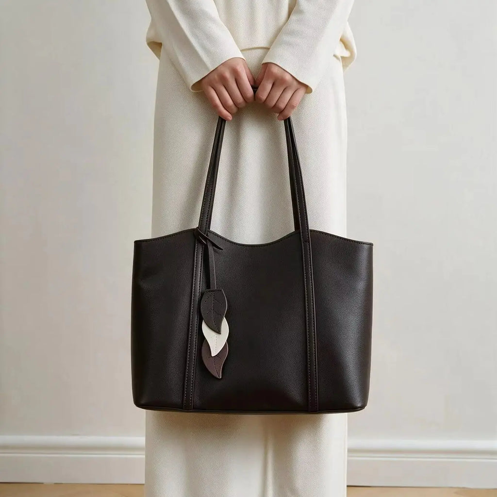 Structured Shoulder Tote Bag