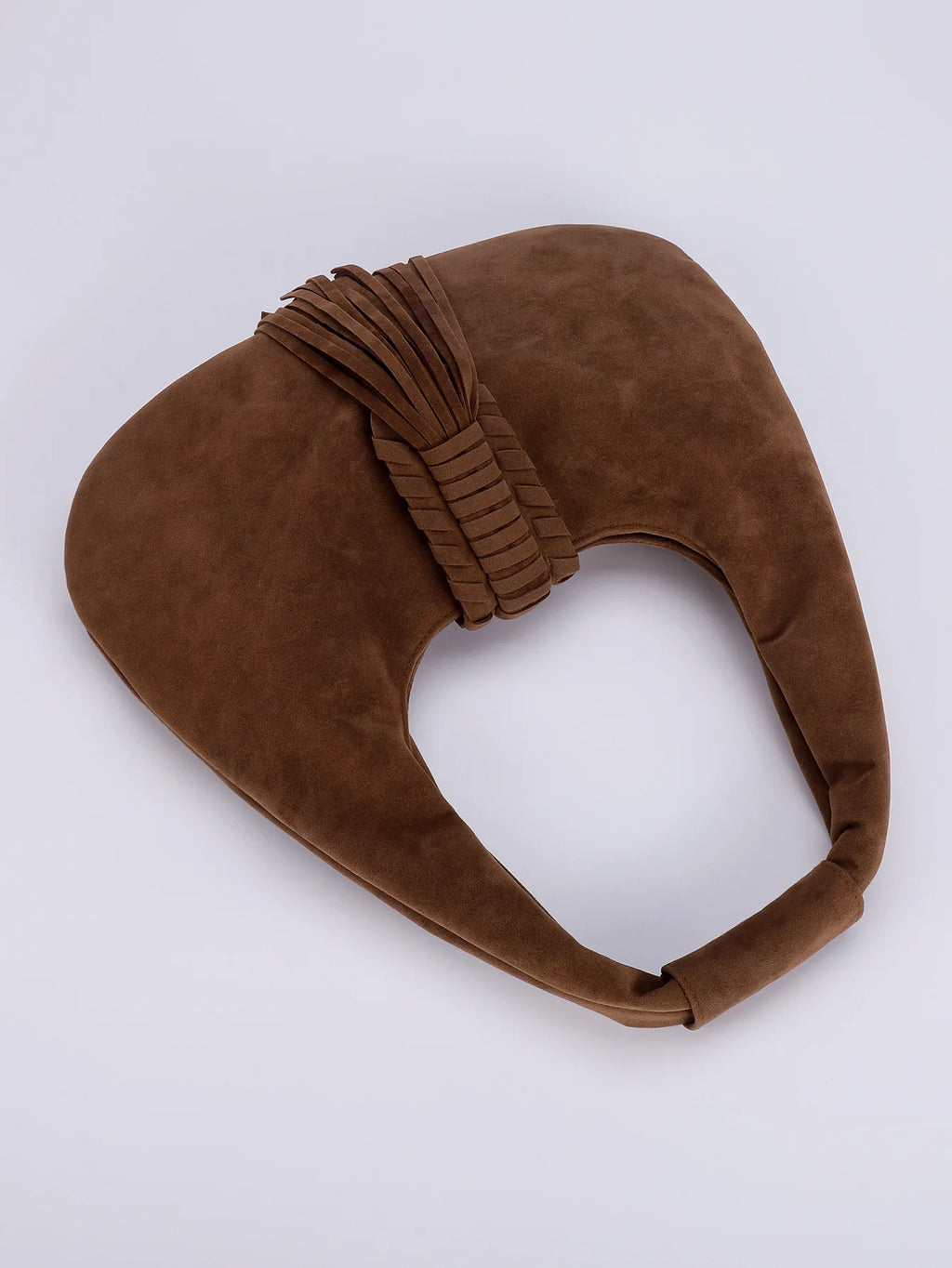 Tassel-Detail Hobo Bag