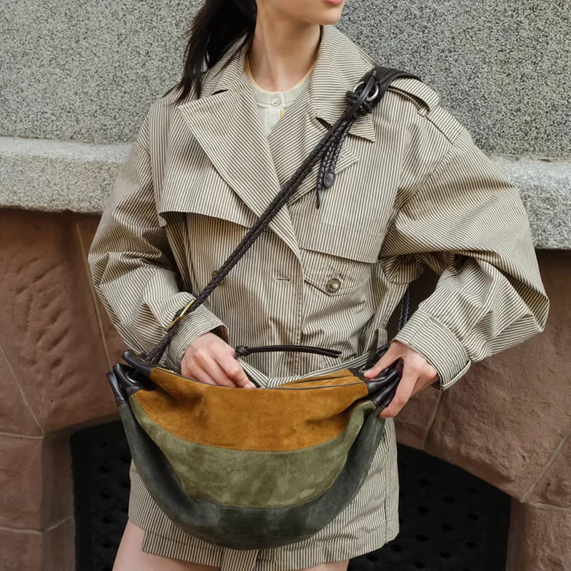 Soft Crescent Shoulder Bag