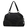 Studded Shoulder Tote Bag