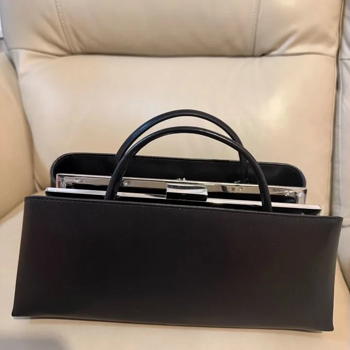 Frame-Top Shoulder Bag
