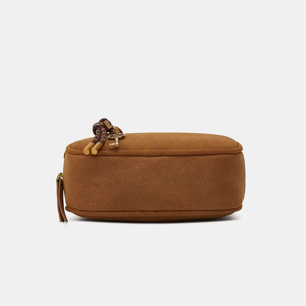 Rounded Top-Handle Crossbody Bag