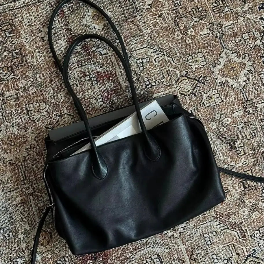 Soft Double-Handle Tote Bag