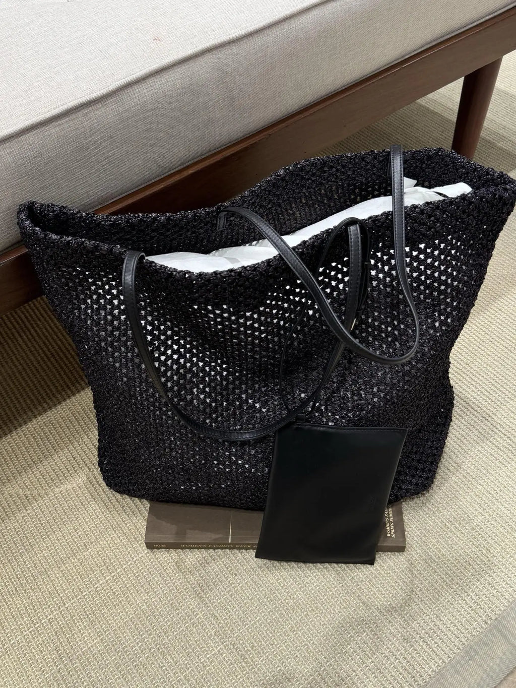 Open-Weave Tote Bag