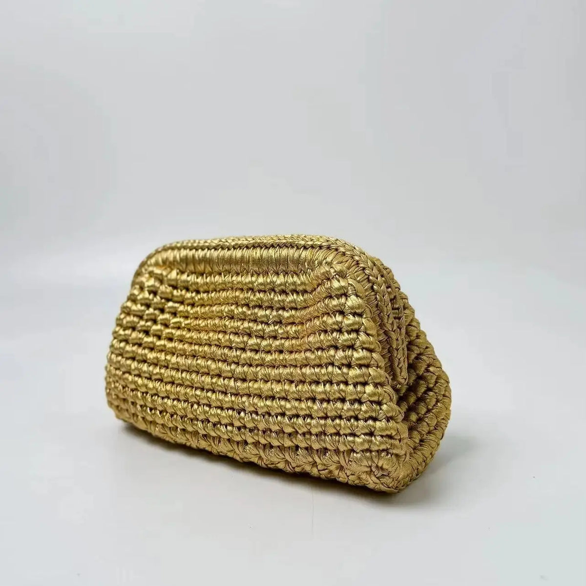 Woven Frame Evening Clutch