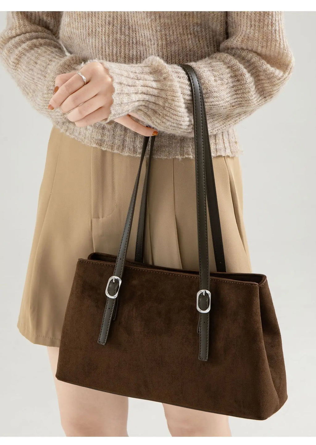 Textured Shoulder Bag