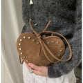 Studded Heart Crossbody Bag