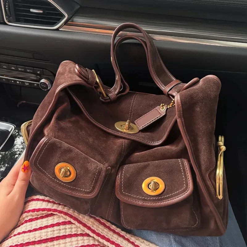 Front-Pocket Shoulder Bag