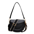 Layered Crescent Handbag