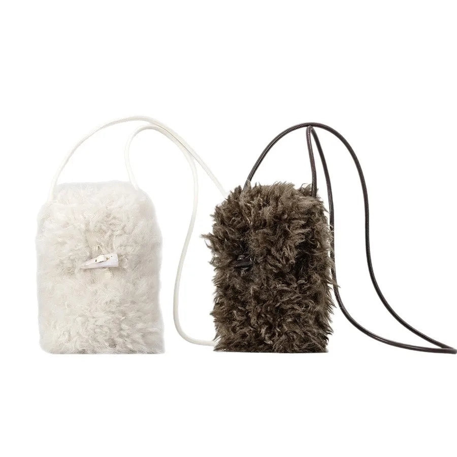 Plush Crossbody Bag