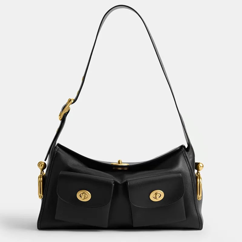 Front-Pocket Shoulder Bag