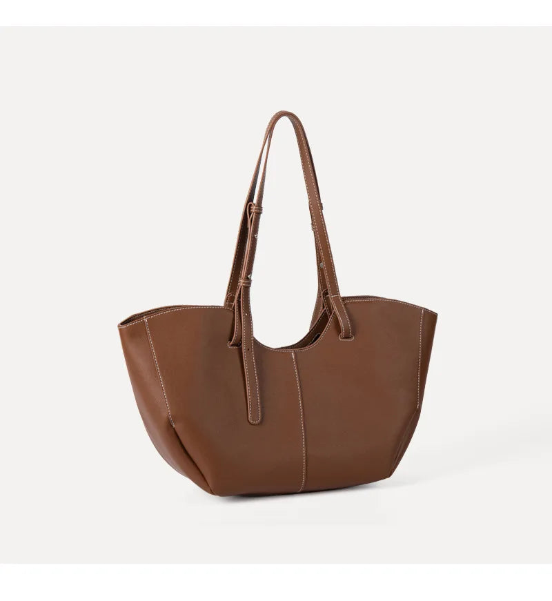 Curved Shoulder Tote Bag