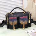 Sparkling Double-Pocket Bowling Bag