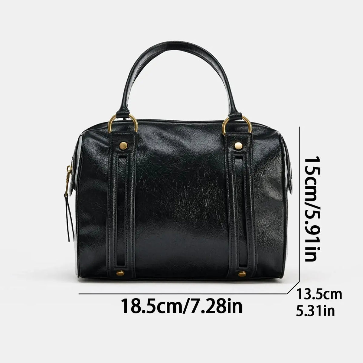 Buckled Shoulder Bag