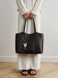 Structured Shoulder Tote Bag