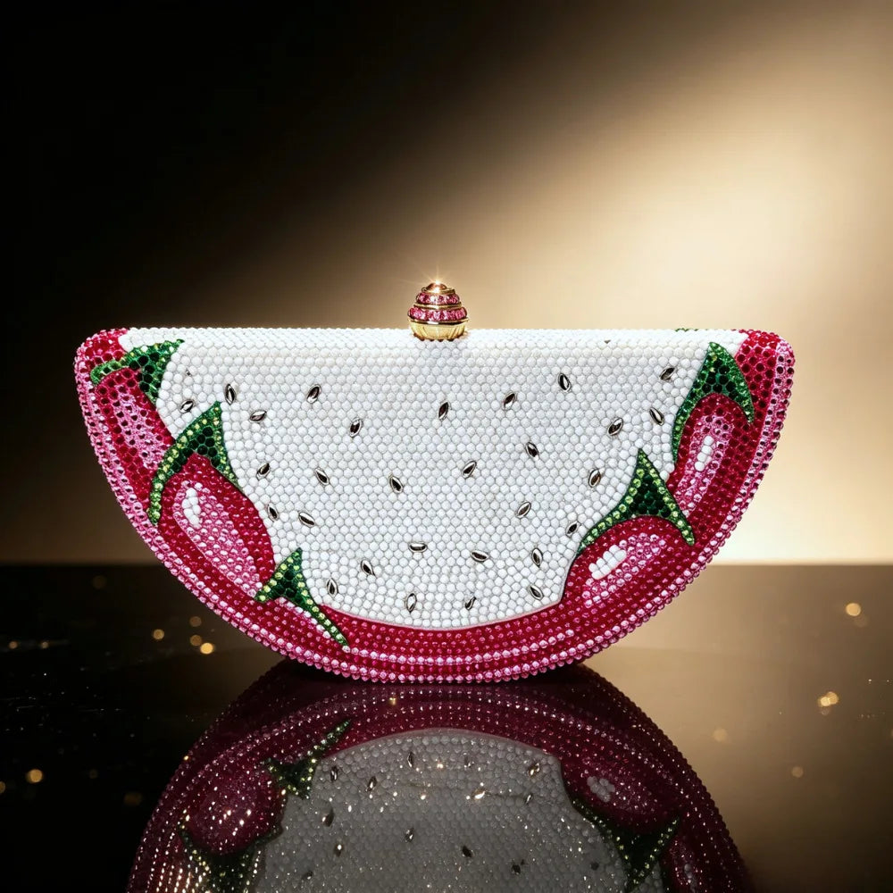 Dragon-Fruit Evening Clutch