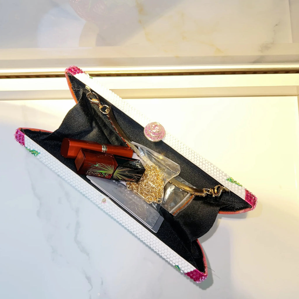 Dragon-Fruit Evening Clutch