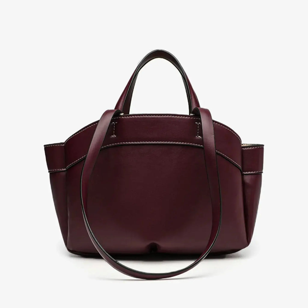 Structured Top-Handle Tote Bag