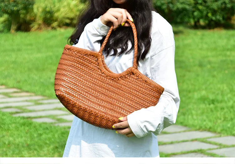 Woven Hobo Shoulder Bag