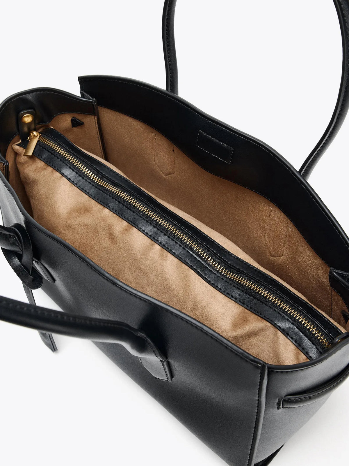Structured Shoulder Tote Bag