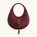 Crescent Zip Shoulder Bag