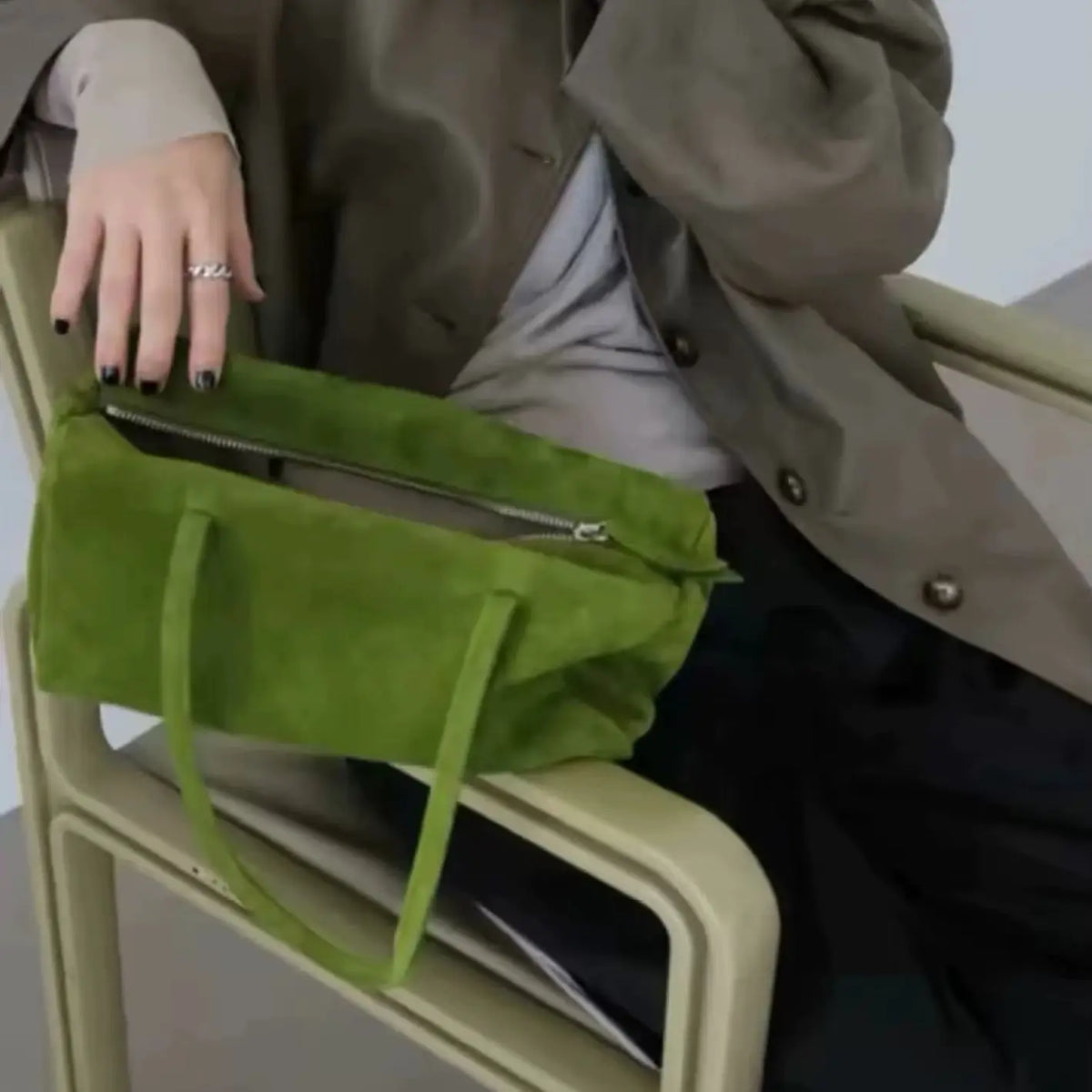 Textured Shoulder Bag