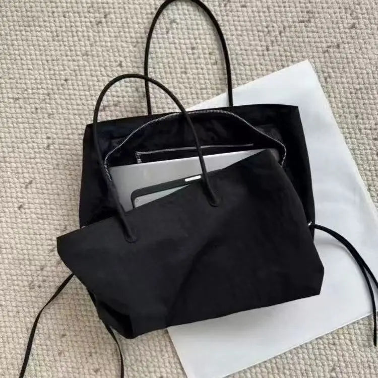Gathered Side Shoulder Tote