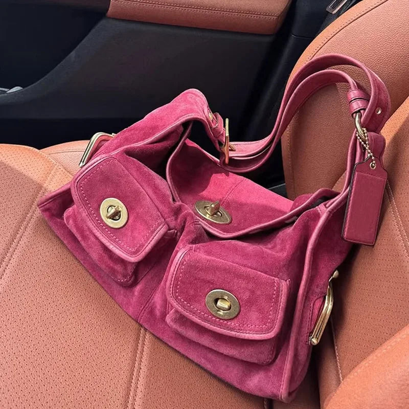 Front-Pocket Shoulder Bag