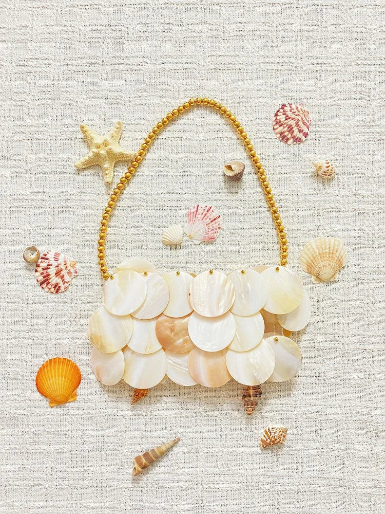 Disc Fringe Chain Bag